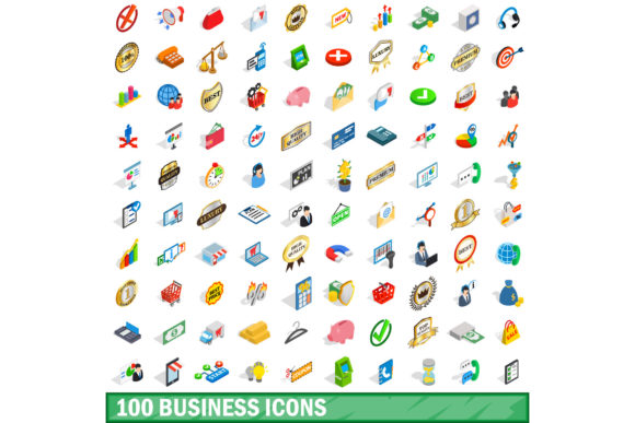 100 Business Icons Set: Elevate Your Visual Communication