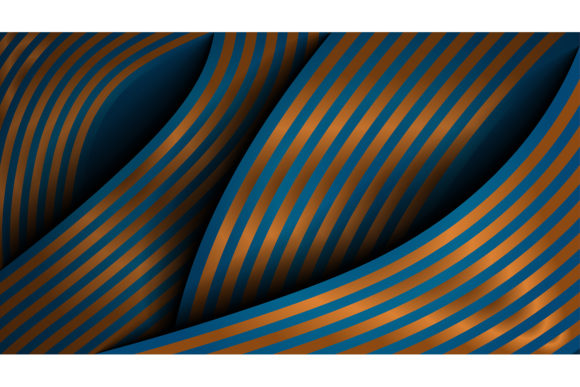 3D Modern Abstract Vector Wave Design