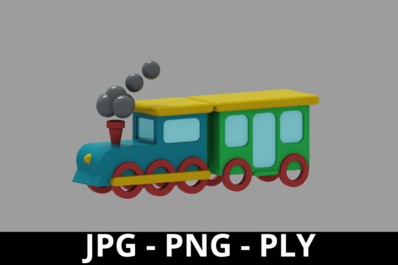 3D Rendering Train Toys for Design: A New Frontier in Creative Visualization