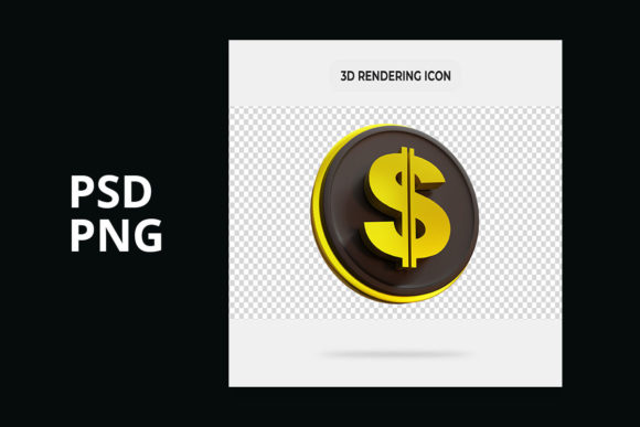 3D Usd Dolor Icon Creative Design
