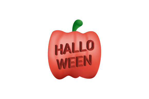 Evaluating 3D Halloween Text on Pumpkin Design for Professional Creative Projects