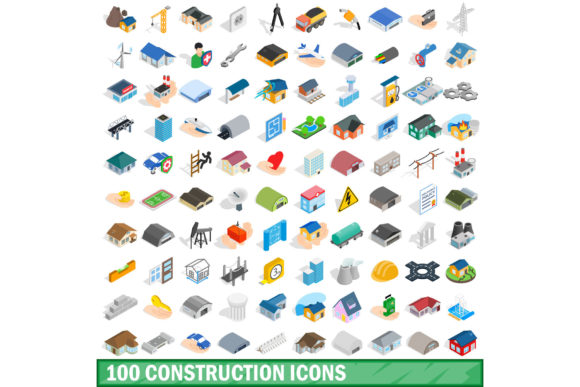 Evaluating the 100 Construction Icons Set, Isometric 3D for Your Next Project