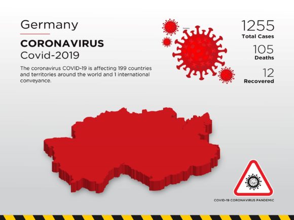 Germany Affected Country 3D Map: Visualize Cross-Border Impact