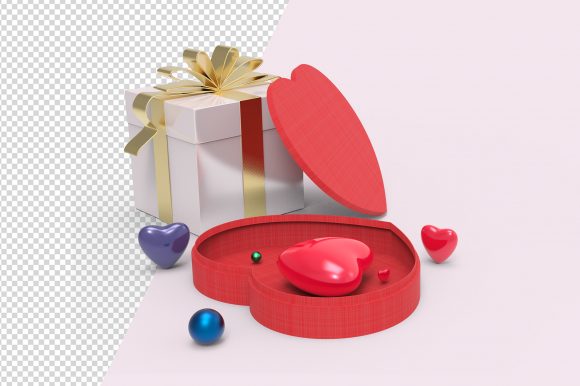 Gift Box with Open Heart Shape Mockup: A Practical Evaluation for Designers and Marketers