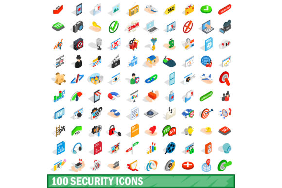 Master Visual Clarity with a 100 Security Icons Set