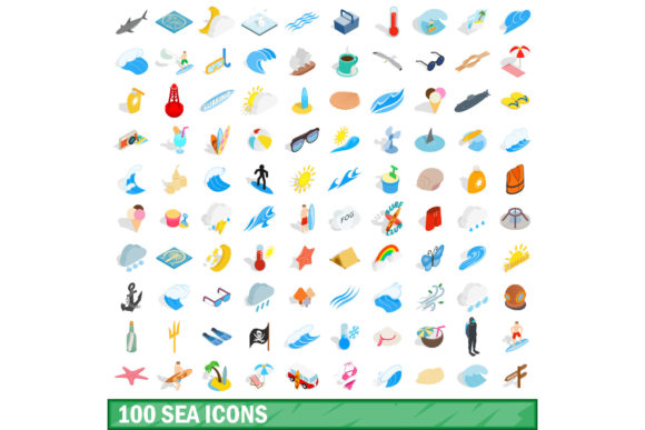 Navigating New Depths: Why the 100 Sea Icons Set, Isometric 3D Style Is Redefining Visual Storytelling