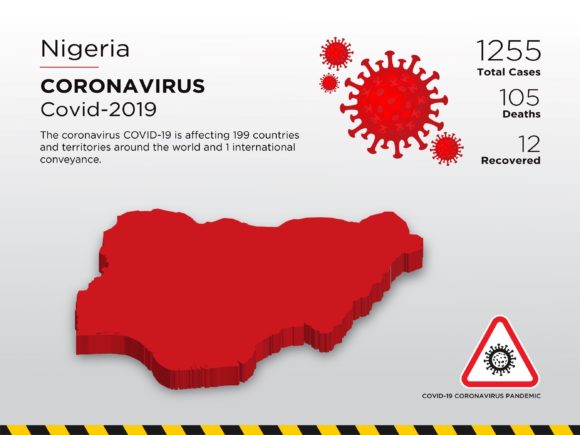 Nigeria Affected Country 3D Map: A Visual Tool for Understanding Regional Impact