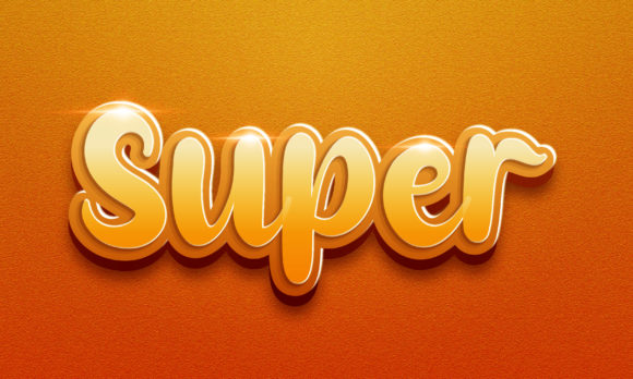 Super 3d Text Effect in Modern Visual Communication