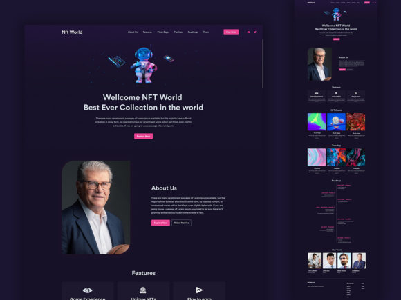 The Strategic Power of an NFT Landing Page Template: From Concept to Conversion