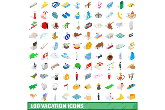 The Value of a 100 Vacation Icons Set in Modern Design