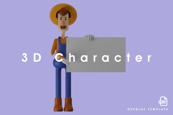 The Versatile Appeal of the Farmer Cartoon with a Blank Whiteboard