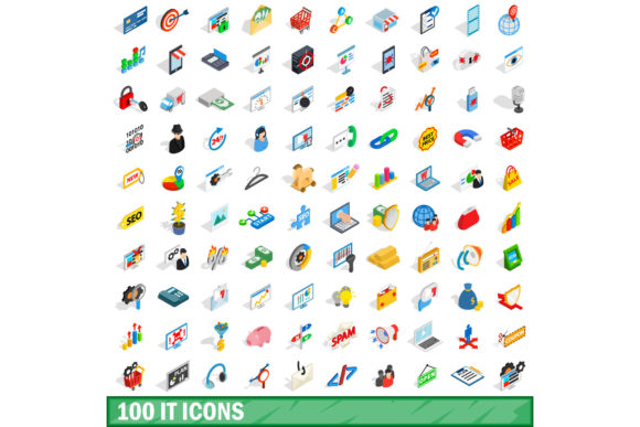 Understanding Isometric 3D Icons: A Complete Guide to the 100 IT Icons Set